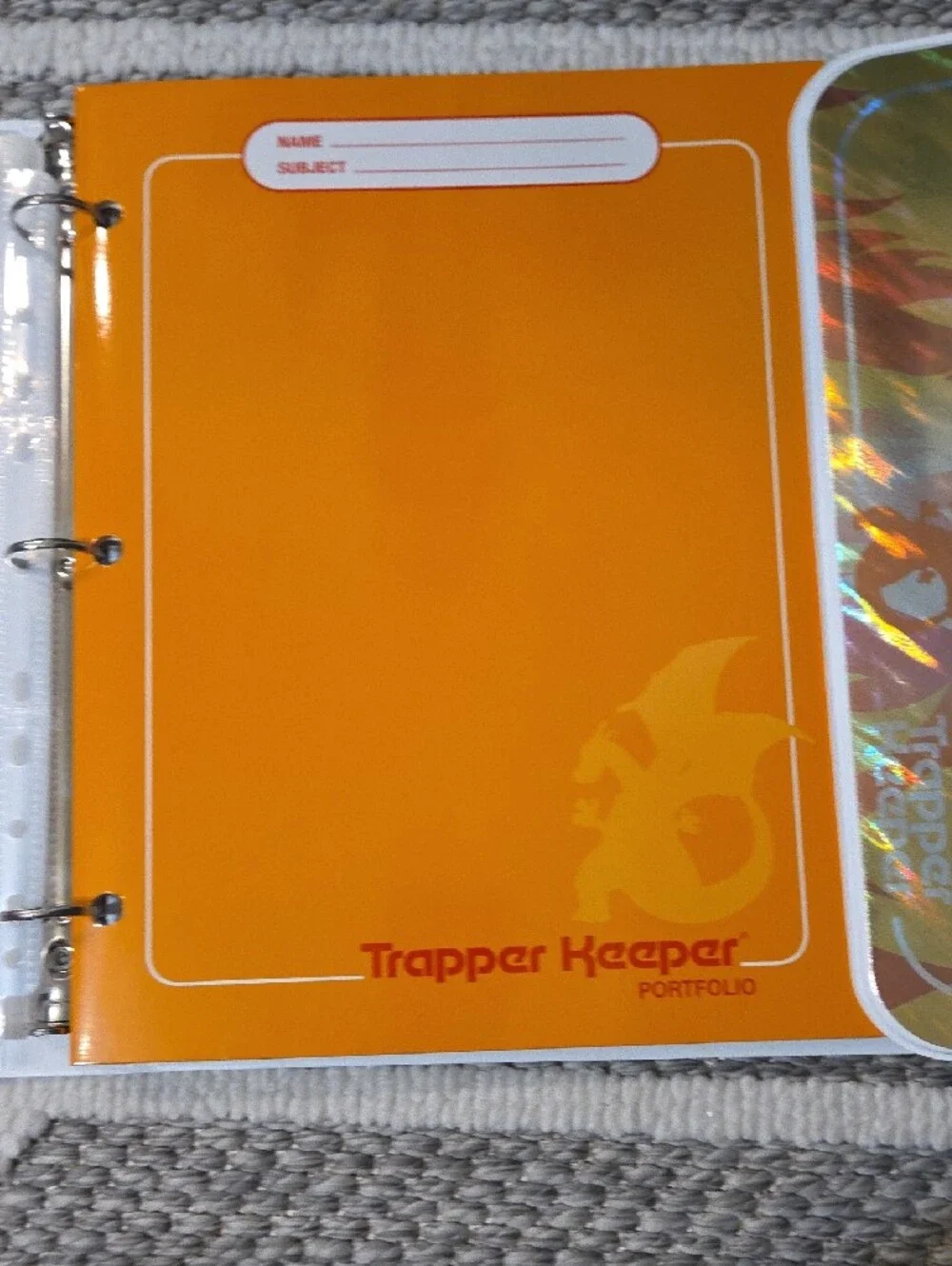 Target x Pokémon-Charizard Holographic Trapper Keeper - Orange/Blue
